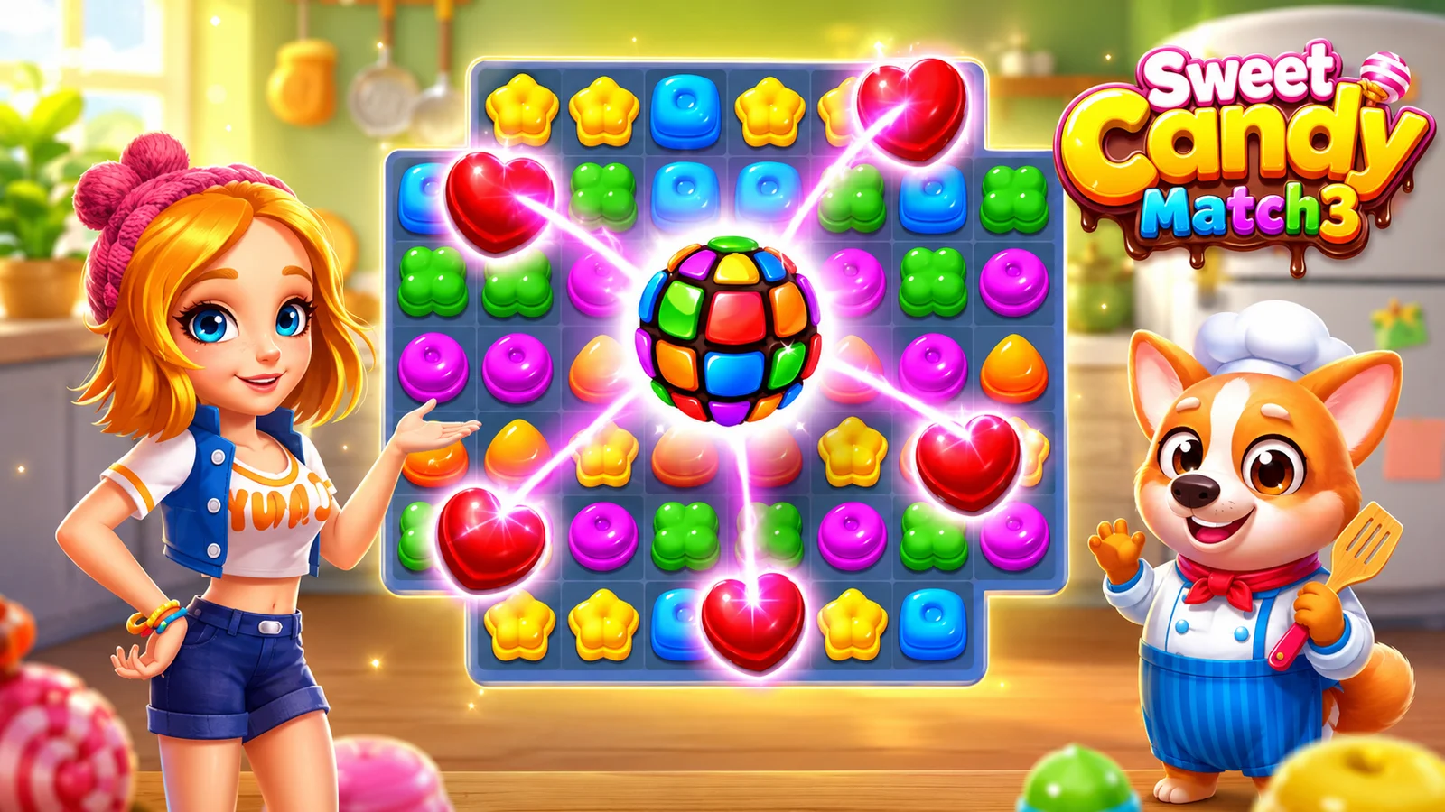 Sweet Candy Match3