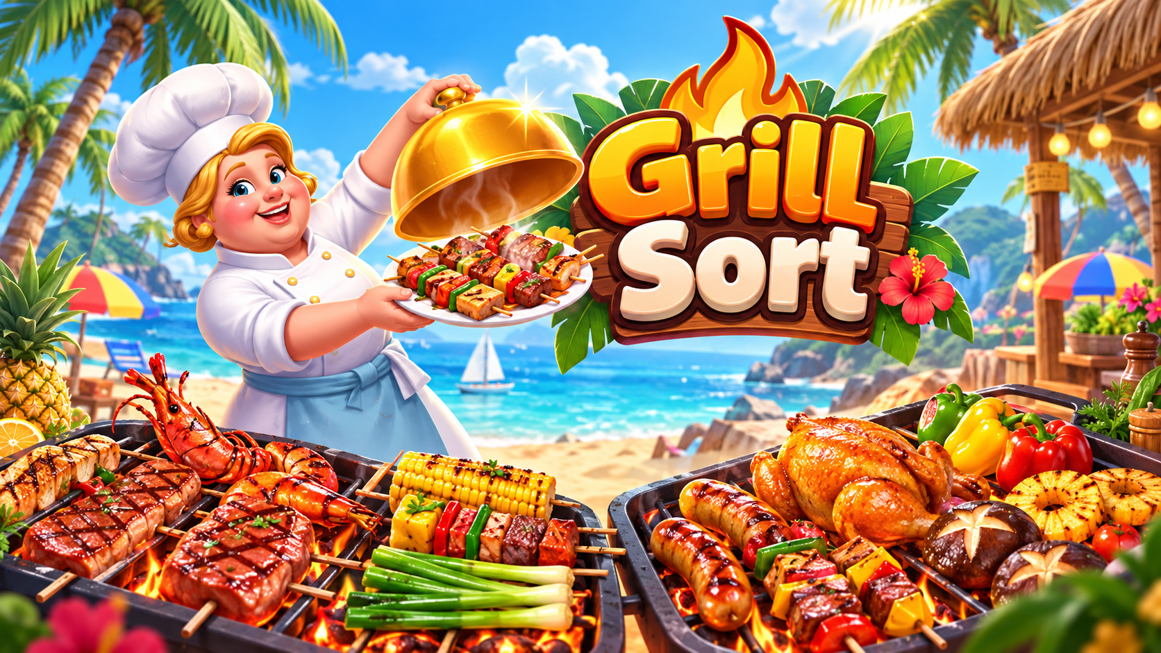 Grill Sort: Sorting Games